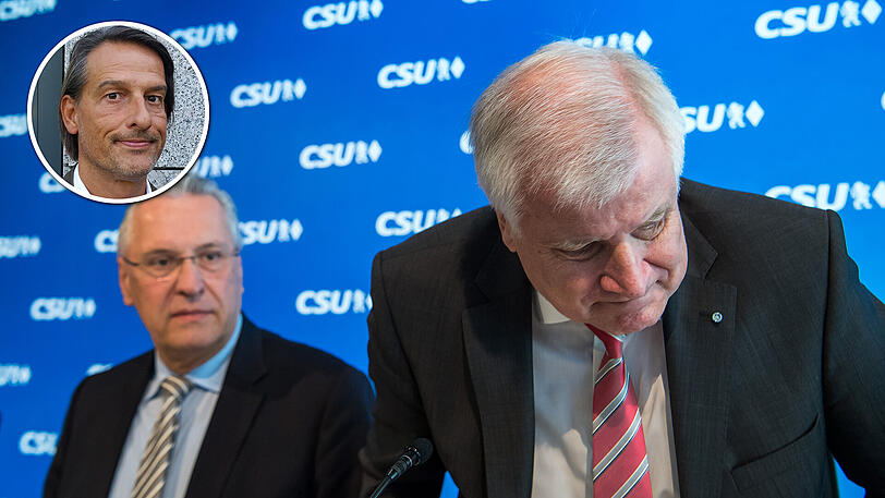 Joachim Herrmann (l.) als Kandidat für das Amt des bayerischen Ministerpräsidenten: Für AZ-Politik-Vize Clemens Hagen ein "Himmelfahrtskommando".