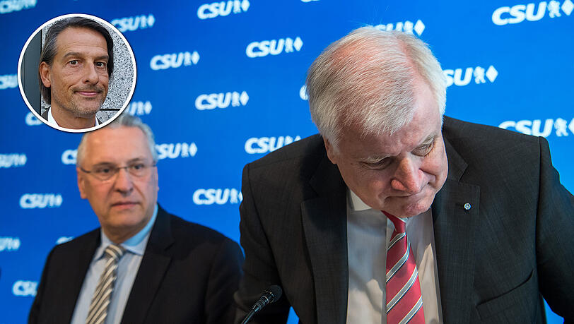 Joachim Herrmann (l.) als Kandidat für das Amt des bayerischen Ministerpräsidenten: Für AZ-Politik-Vize Clemens Hagen ein "Himmelfahrtskommando". Joachim Herrmann (l.) als Kandidat für das Amt des bayerischen Ministerpräsidenten: Für AZ-Politik-Vize Clemens Hagen ein "Himmelfahrtskommando".