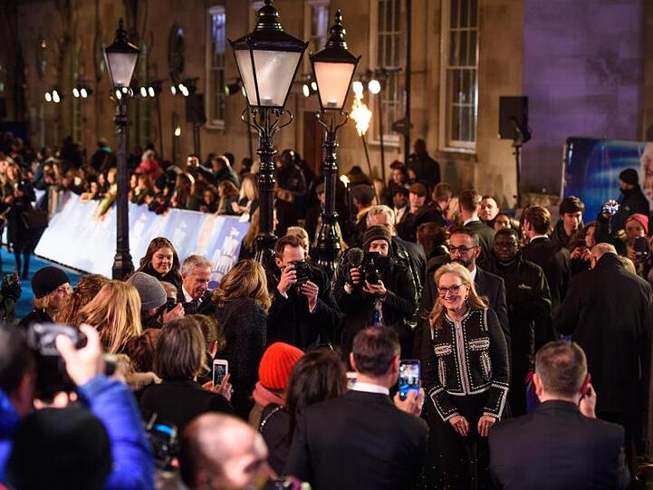Meryl Streep bei der Premiere von "Mary Poppins' Rückkehr" in London.