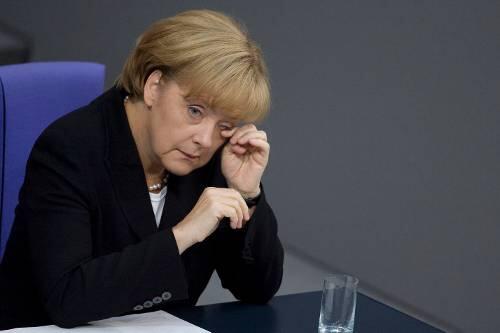 Konnte um 15.09 Uhr aufatmen: Kanzlerin Angela Merkel.
