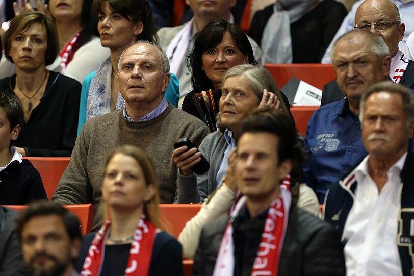 Am Freitagabend war Uli Hoeneß im Audi Dome bei den Basketballern des FC Bayern
