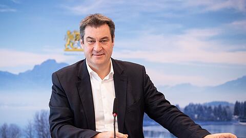Derzeit im Rampenlicht: der bayerische Ministerpräsident Markus Söder (CSU), hier kürzlich bei einer Sitzung des bayerischen Kabinetts in der Staatskanzlei.