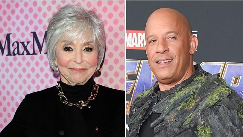 Das neue Traumduo für "Fast & Furious": Rita Moreno und Vin Diesel.