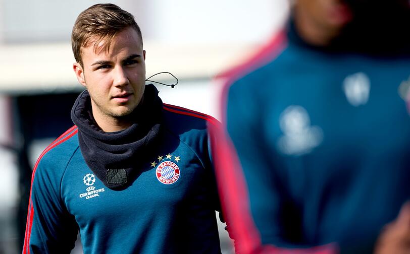 Mario Götze beim Training.