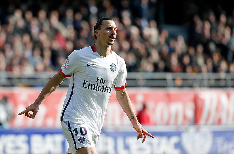 Der Vertrag von Zlatan Ibrahimovic bei PSG läuft zum Ende der Saison aus.