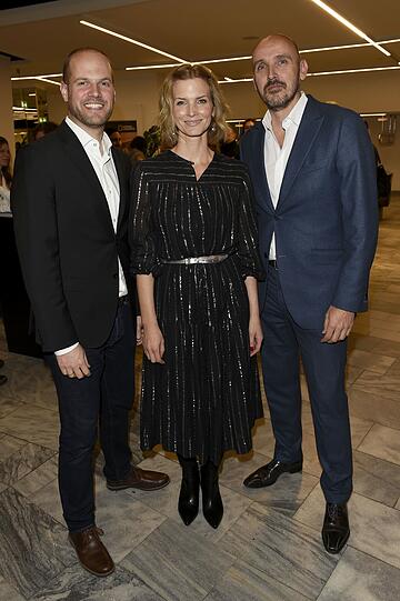 Axel Gundolf(Programmchef von NATIONAL GEOGRAPHIC) Marco de Ruiter (Geschäftsführer FOX Networks Group) und Cosima Shaw.