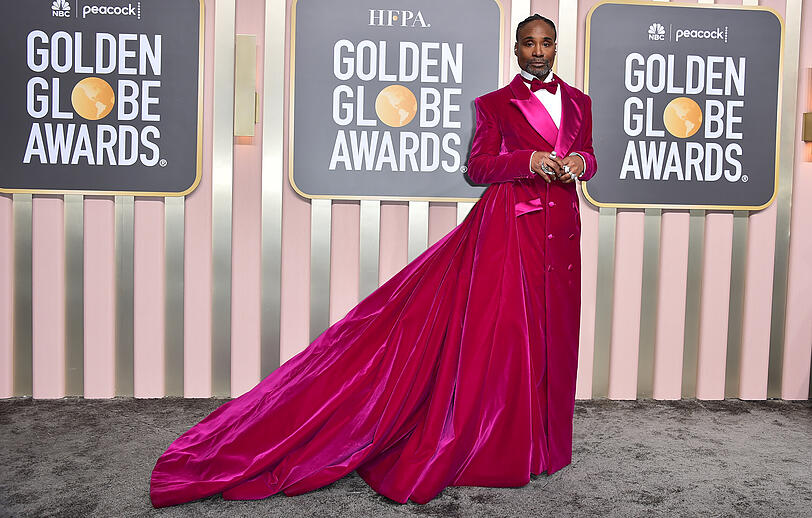 Billy Porter liefert mit seinem Auftritt auf dem roten Teppich erneut ein modisches Highlight.