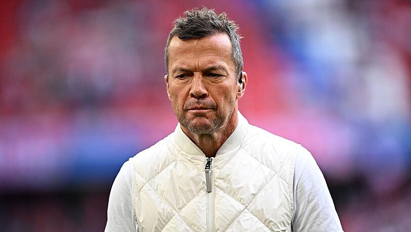 Lothar Matthäus, Ex-Fußballprofi und TV-Experte, kommt ins Stadion.