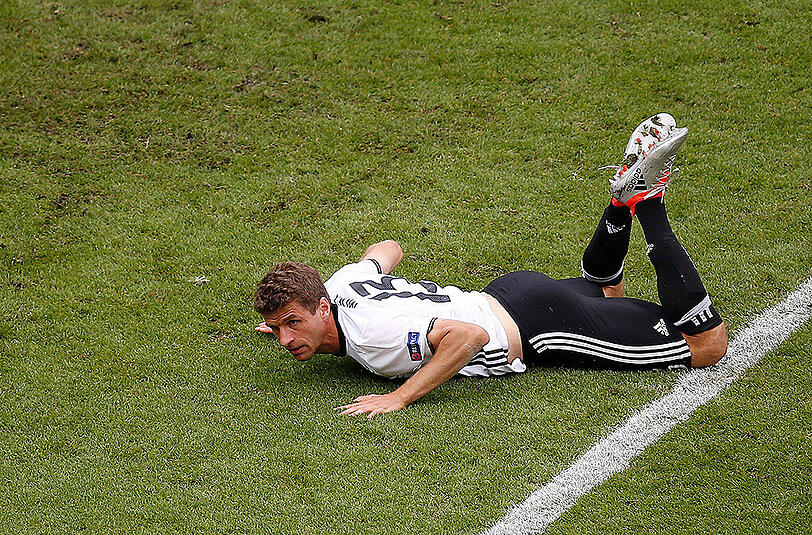 Etliche Großchancen, kein Tor: Bayerns Thomas Müller gegen Nordirland.