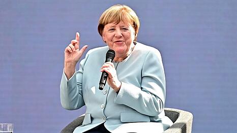 Angela Merkel bei einer Veranstaltung 2026.