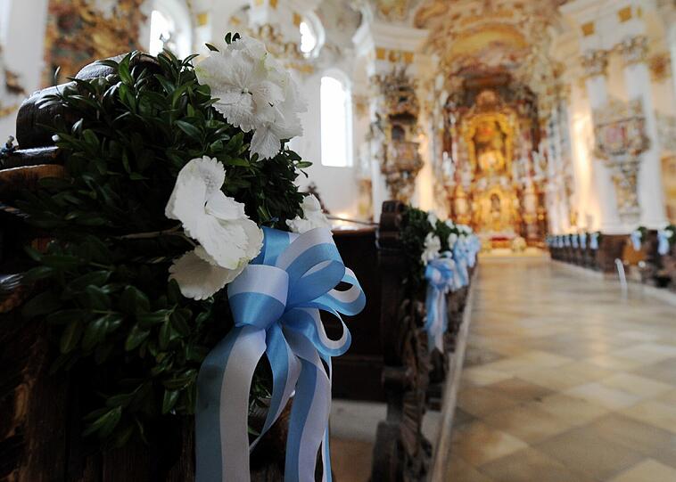 Blick in der Wieskirche