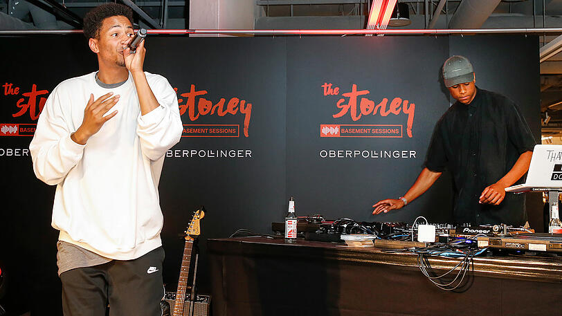 Impressionen vom Kick-Off der "The Storey Basement Sessions" im Oberpollinger.