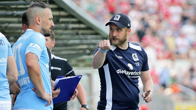 Leader und Trainer: Timo Gebhart (li.) und Daniel Bierofka beim TSV 1860.