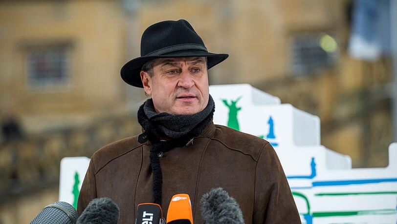 Markus Söder (CSU), Ministerpräsident von Bayern, spricht während des Pressestatements zum Auftakt der Winterklausur der CSU-Landtagsfraktion.