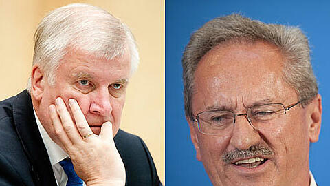 Kontrahenten im Wahlkampf: Ministerpräsident Horst Seehofer und SPD-Spitzenkandidat Christian Ude.