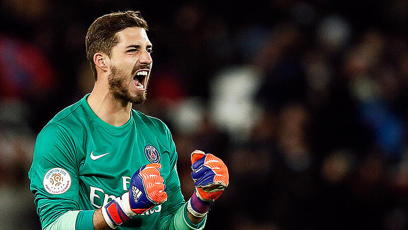 Kevin Trapp will sich in Paris durchsetzen. Kevin Trapp will sich in Paris durchsetzen.