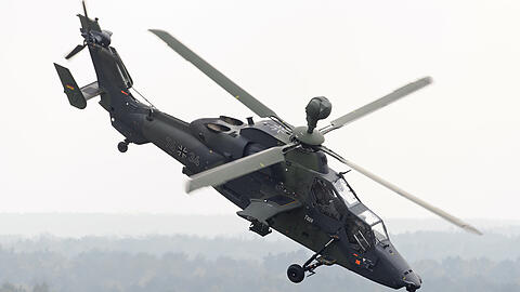 Bundeswehr-Hubschrauber vom Typ "Tiger" (Archivbild).