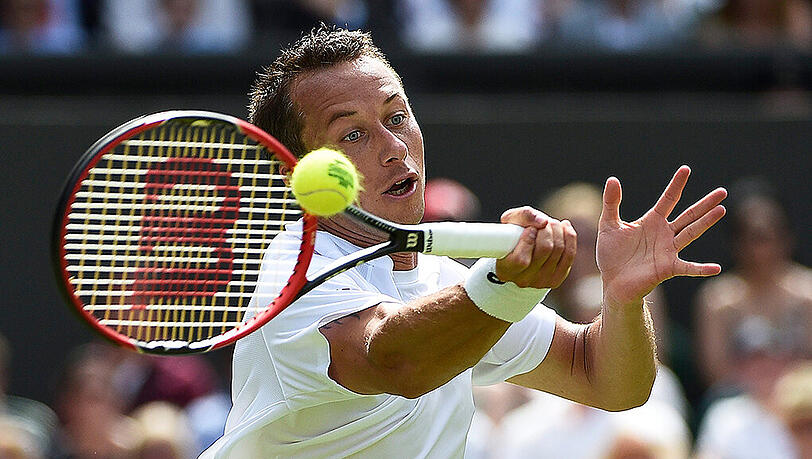 Kämpfte vergeblich: Philipp Kohlschreiber. Kämpfte vergeblich: Philipp Kohlschreiber.