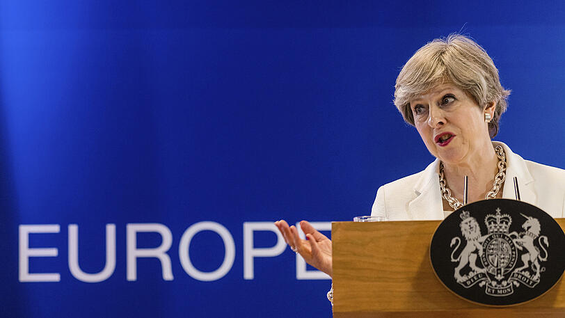Theresa May beim EU-Gipfel in Brüssel