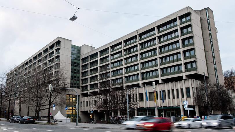 Das Gerichtsgebäude für das Amtsgericht, das Landgericht I und II in München, das Oberlandesgericht und die Staatsanwaltschaft.