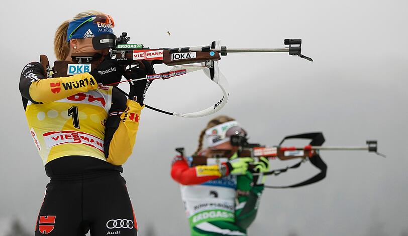Die WM in Ruhpolding: Magdalena Neuners Siegeszug - sehen Sie hier die Bilder