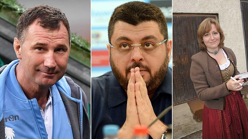 Wollen in den Verwaltungsrat für Hasan Ismaik: Bernhard Winkler (li.) und Senta Auth (re.).