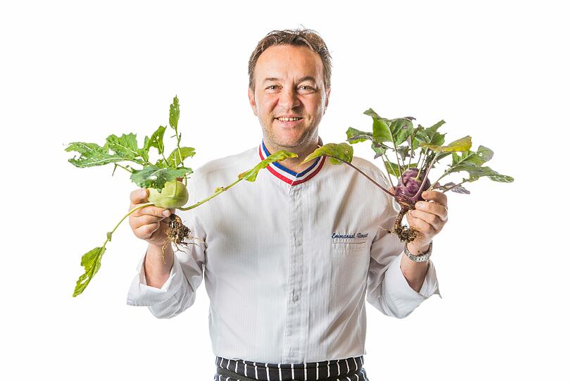 Lieber Kohlrabi als Paprika: Emmanuel Renaut bekocht diese Woche die Münchner.