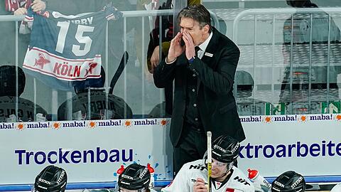 Trainer Uwe Krupp steht mit den Haien unter Druck.