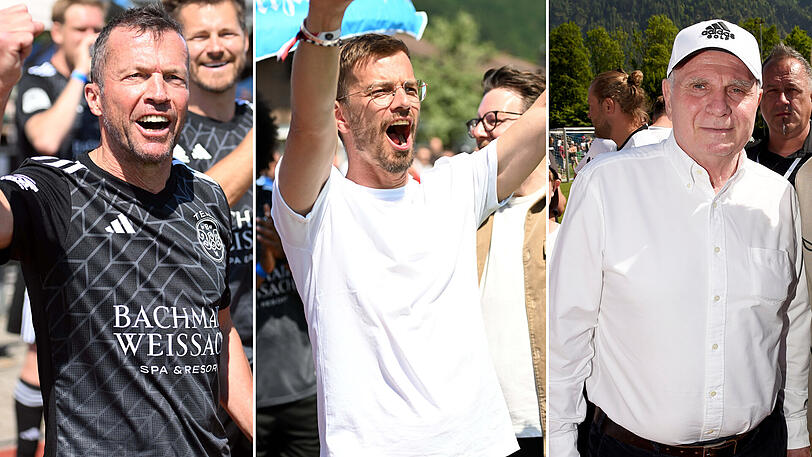 Diese Promis zeigten sich beim Benefiz-Kick am Tegernsee...