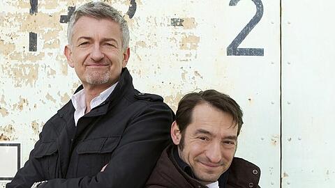 Dominic Raacke (li.) und Boris Aljinovic ermitteln seit 2001 gemeinsam im Berliner "Tatort"