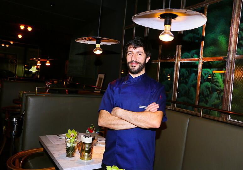 Der Küchenchef der Brasserie, Maurizio Demuro, hat das Menü kreiert.