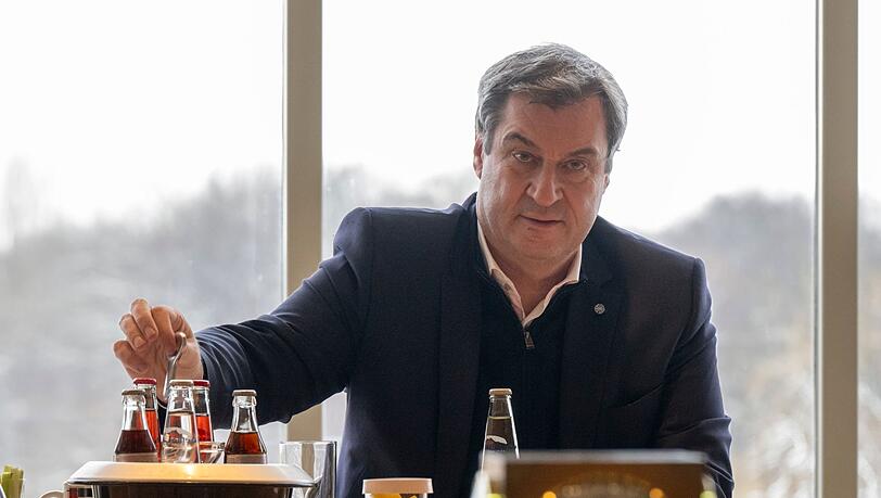Markus Söder(CSU), Ministerpräsident von Bayern.