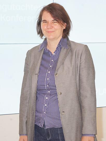 Anna Hanusch (Grüne), Chefin des BA Neuhausen-Nymphenburg.