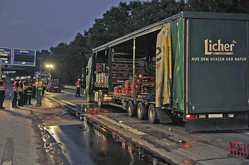 Der Unfall-Lkw