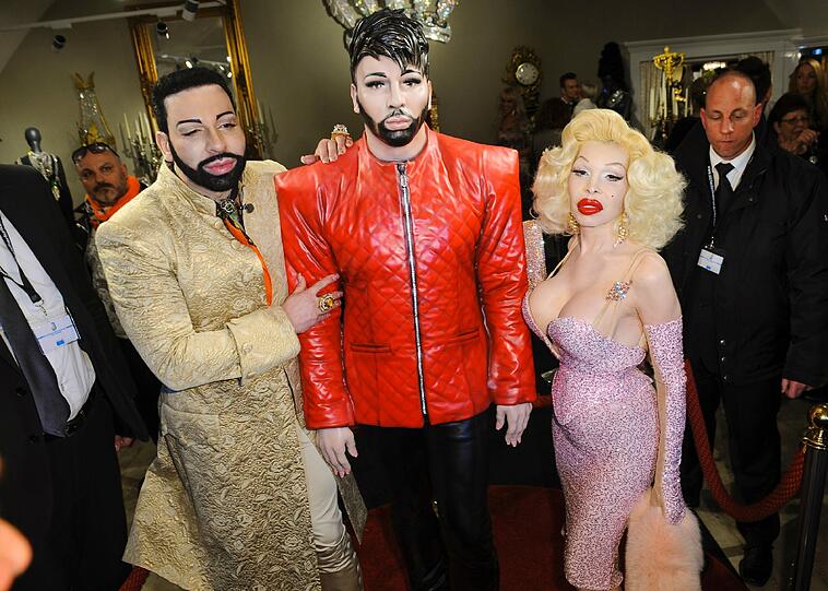 Harald Glööckler und Amanda Lepore
