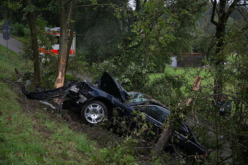 Schwerer Unfall im Landkreis Traunstein.