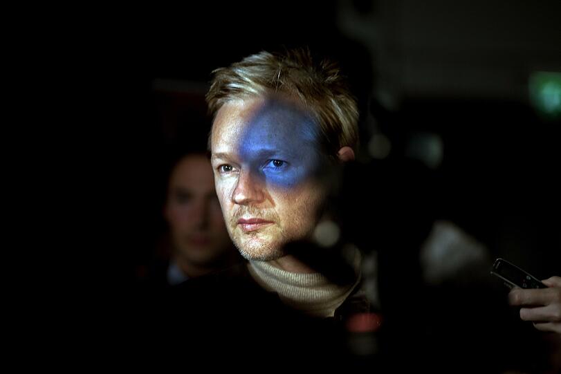 Der Ire Seamus Mruphy (VII Photo Agency) fotografierte Julian Assange im September 2010 in London.
