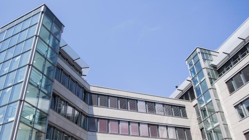 Blick auf das Bürogebäude in Düsseldorf, in dem die Landesparteizentrale der AfD Nordrhein-Westfalen untergebracht ist. Blick auf das Bürogebäude in Düsseldorf, in dem die Landesparteizentrale der AfD Nordrhein-Westfalen untergebracht ist.
