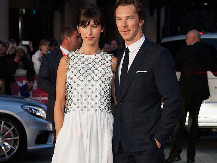 Benedict Cumberbatch und Sophie Hunter wieder auf dem roten Teppich