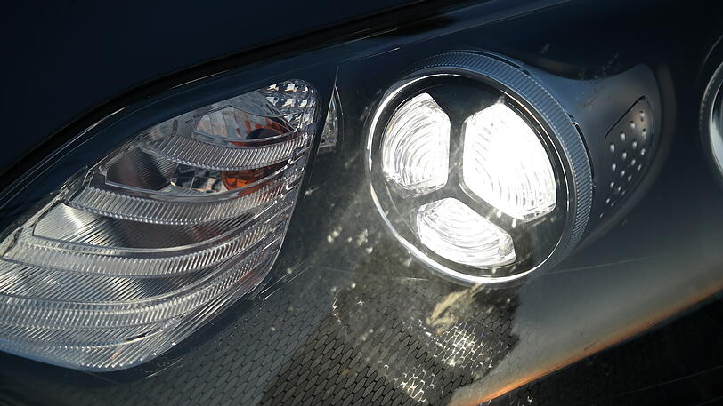 Gute Sicht: Die LED-Scheinwerfer mit dynamischem Kurvenlicht und Fernlichtautomatik.