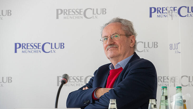 Alt-OB Christian Ude bei einer Veranstaltung im Münchner Presseclub. (Archivbild)