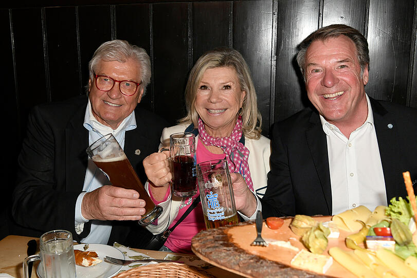 Michael Hartl, Marianne Hartl und Patrick Lindner