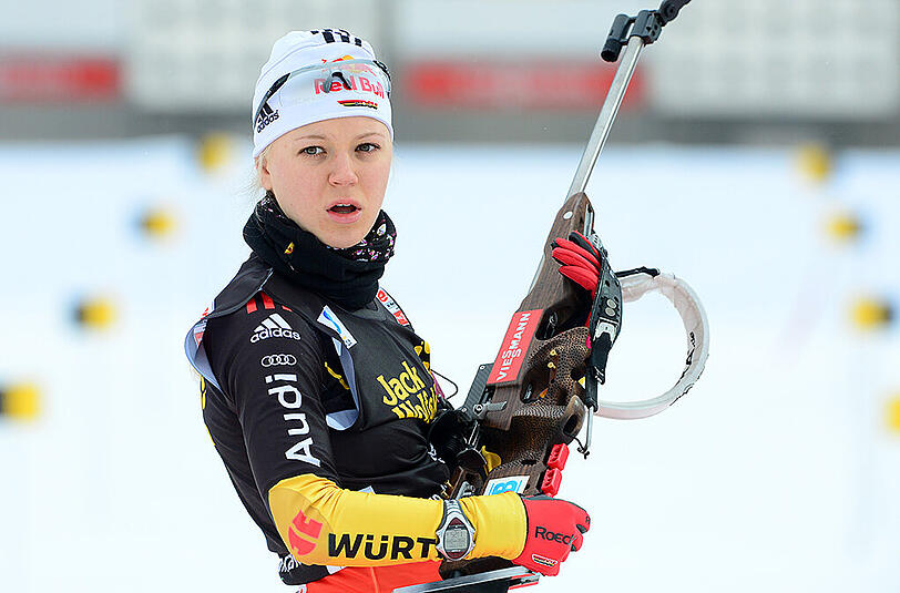 Miriam Gössner hat ihren Platz im A-Kader der deutschen Biathleten vorerst verloren.
