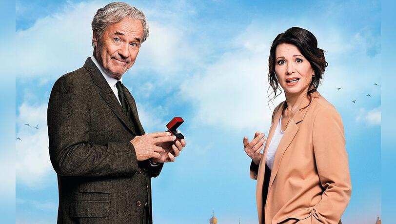 Iris Berben und Heiner Lauterbach in "Ein fast perfekter Antrag".