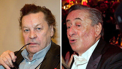Der österreichische Baulöwe Richard Lugner (r.) ist ein großer Freund von Opernbällen. Zu dem in Dresden will er den Schauspieler Helmut Berger mitnehmen.