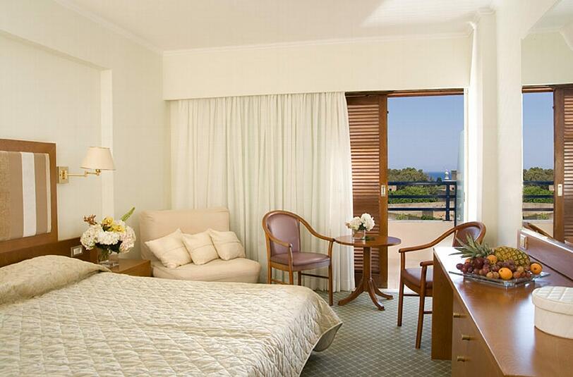 Und so residiert man dann dort: ein Zimmer im "Best Western Plaza".