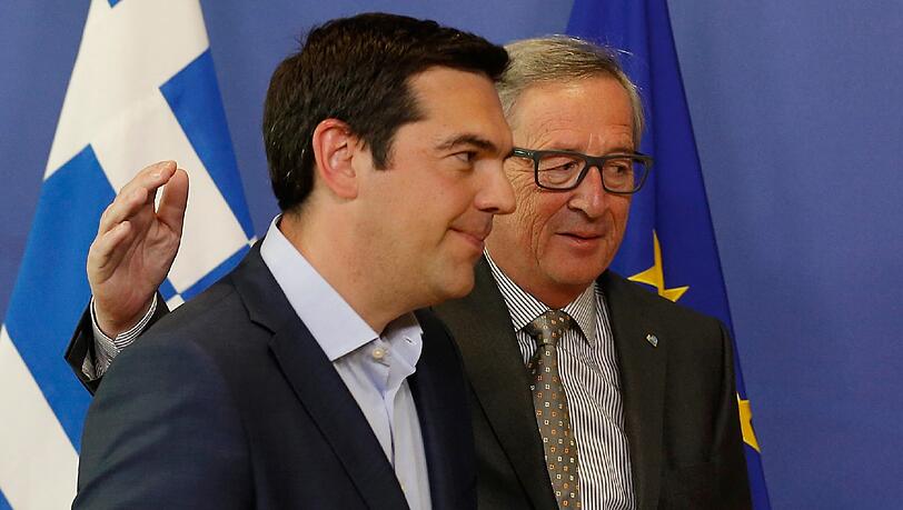 Alexis Tsipras und Jean-Claude Juncker führten in Brüssel ein knapp fünfeinhalb Stunden langes Krisengespräch. Alexis Tsipras und Jean-Claude Juncker führten in Brüssel ein knapp fünfeinhalb Stunden langes Krisengespräch.