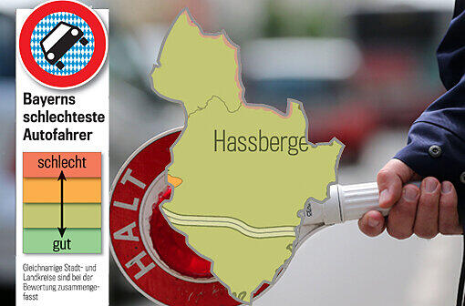Rot, gelb oder grün? Eine Übersicht über das vermeintliche Können der bayerischen Autofahrer.