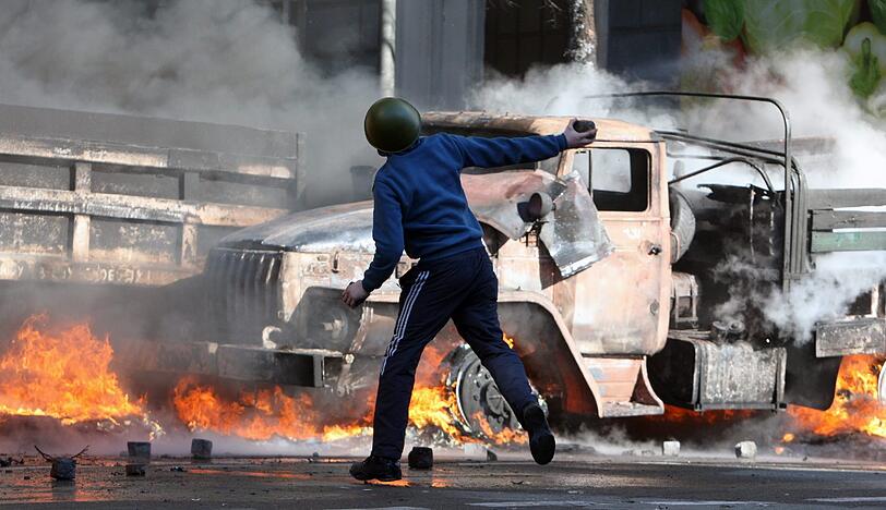 Blut, Feuer, Gewalt: Die Situation in Kiew ist in der Nacht weiter eskaliert. Die Bilder aus der Ukraine.