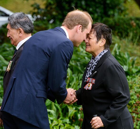 Mehr Bilder vom Staatsempfang in Neuseeland.